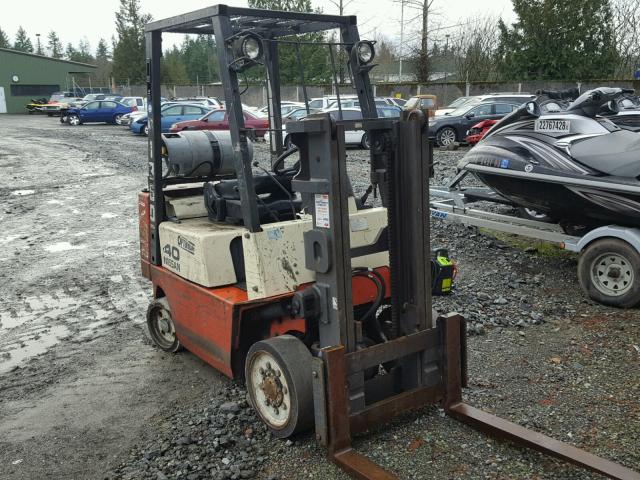 P1360 - 2003 NISSAN FORKLIFT TWO TONE photo 1