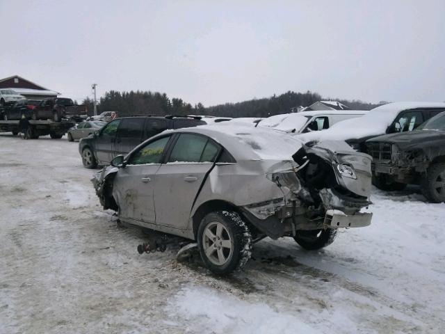 1G1PC5SB6E7228559 - 2014 CHEVROLET CRUZE LT SILVER photo 3