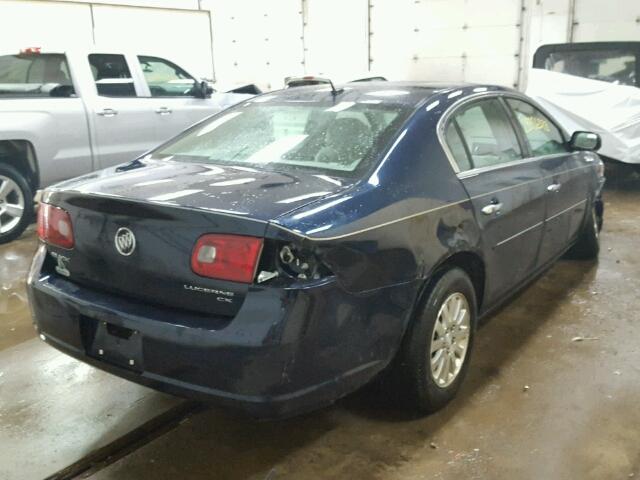 1G4HP57237U131621 - 2007 BUICK LUCERNE CX BLUE photo 4