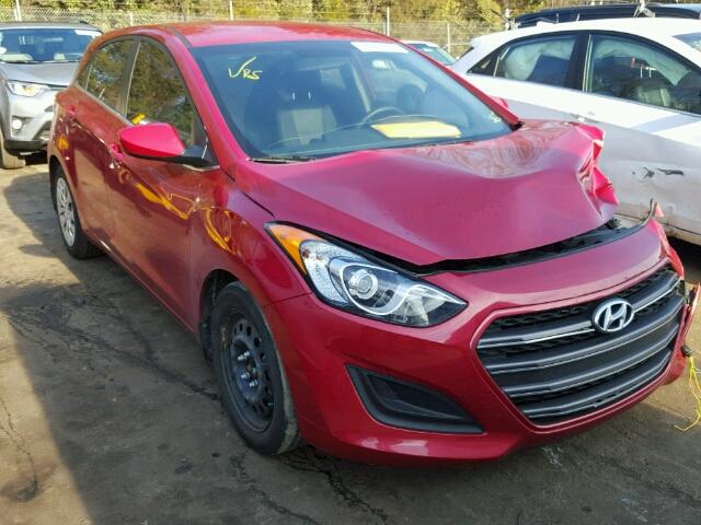 KMHD35LH3GU283953 - 2016 HYUNDAI ELANTRA GT RED photo 1