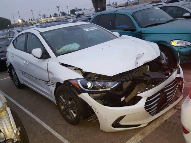 5NPD84LF1HH154989 - 2017 HYUNDAI ELANTRA SE WHITE photo 1