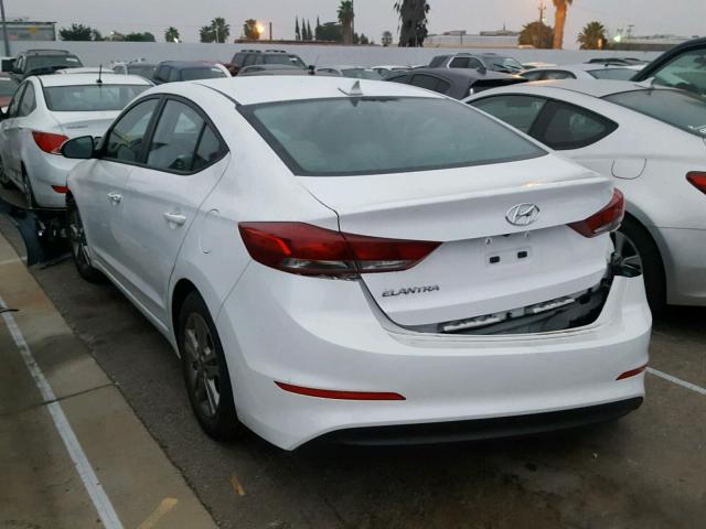 5NPD84LF1HH154989 - 2017 HYUNDAI ELANTRA SE WHITE photo 3