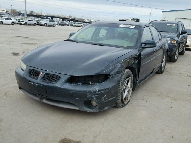 1G2WP52K5XF352648 - 1999 PONTIAC GRAND PRIX GREEN photo 2