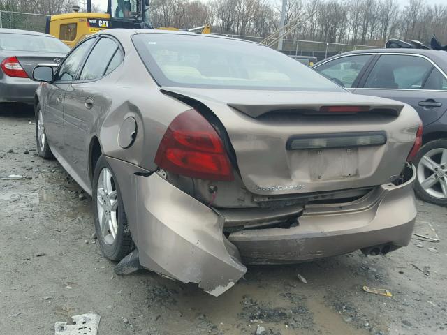 2G2WR554771193680 - 2007 PONTIAC GRAND PRIX BROWN photo 3