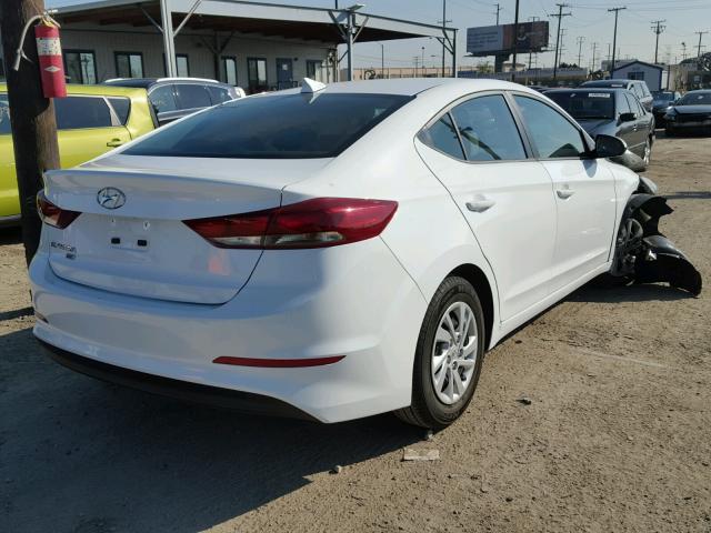 5NPD74LF1HH187820 - 2017 HYUNDAI ELANTRA SE WHITE photo 4