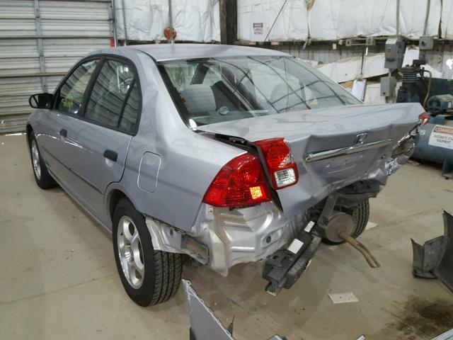 2HGES15143H524292 - 2003 HONDA CIVIC DX SILVER photo 3