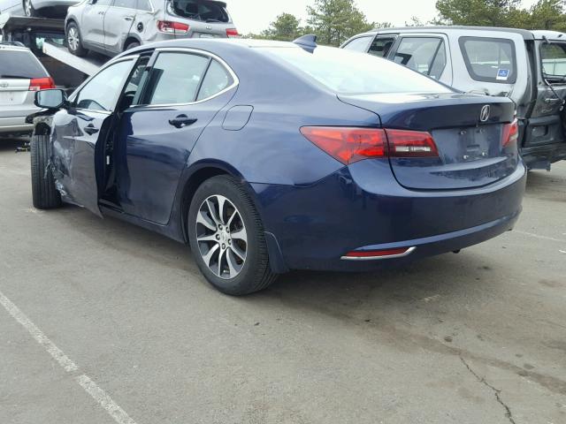 19UUB1F57FA026958 - 2015 ACURA TLX TECH BLUE photo 3