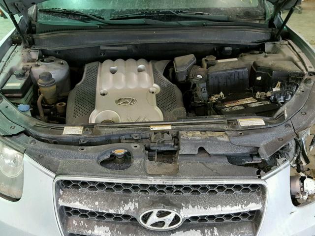 5NMSG73D87H063031 - 2007 HYUNDAI SANTA FE G BLUE photo 7