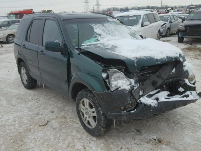 JHLRD78862C003326 - 2002 HONDA CR-V EX GREEN photo 1