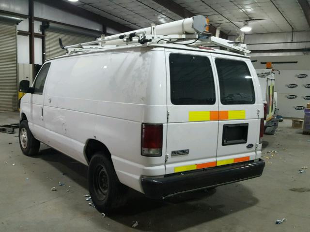 1FTNE24L19DA77960 - 2009 FORD ECONOLINE WHITE photo 3