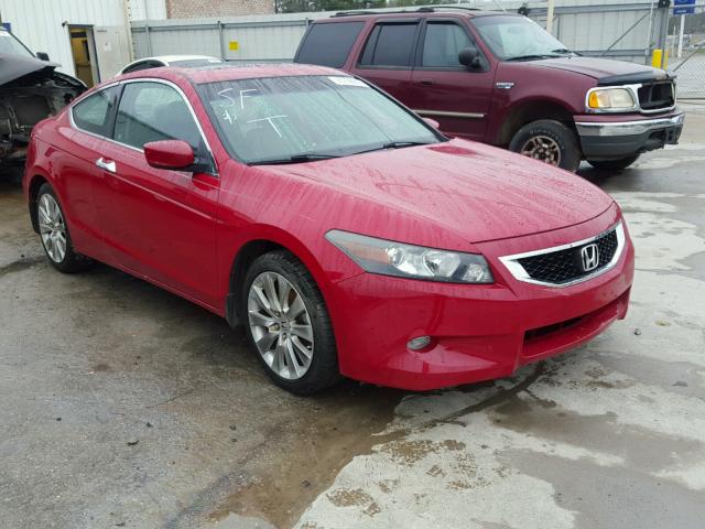 1HGCS2B84AA008993 - 2010 HONDA ACCORD EXL RED photo 1