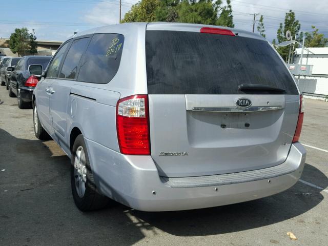 KNDMB233066072741 - 2006 KIA SEDONA EX SILVER photo 3