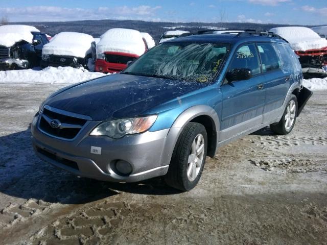 4S4BP61CX97310494 - 2009 SUBARU OUTBACK 2. BLUE photo 2