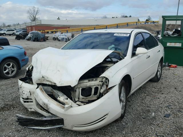 2G1WB55K169168118 - 2006 CHEVROLET IMPALA LS WHITE photo 2