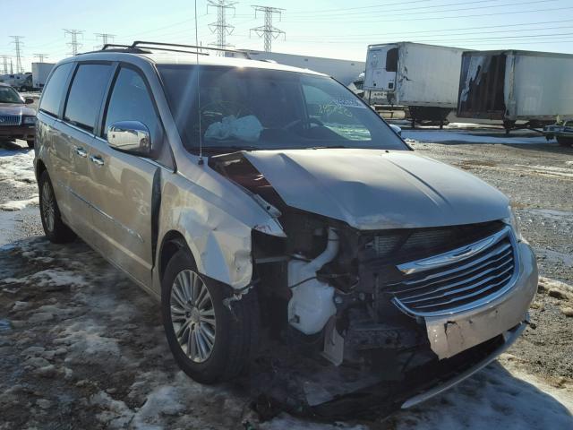 2C4RC1CG3ER375584 - 2014 CHRYSLER TOWN & COU TAN photo 1