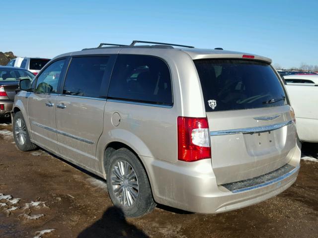 2C4RC1CG3ER375584 - 2014 CHRYSLER TOWN & COU TAN photo 3