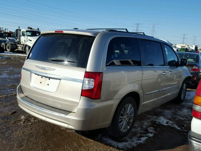 2C4RC1CG3ER375584 - 2014 CHRYSLER TOWN & COU TAN photo 4