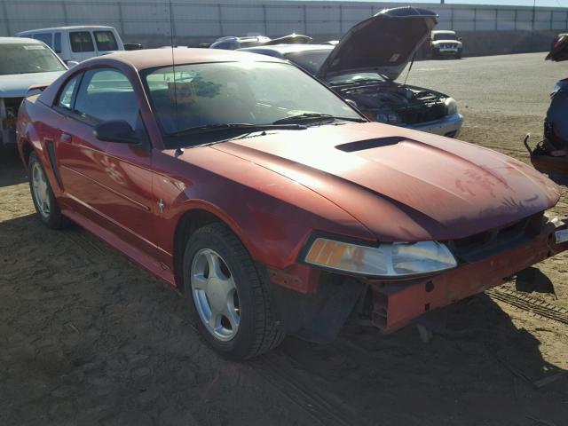 1FAFP404X2F113234 - 2002 FORD MUSTANG MAROON photo 1