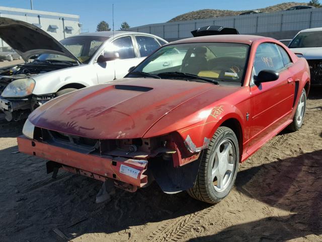 1FAFP404X2F113234 - 2002 FORD MUSTANG MAROON photo 2