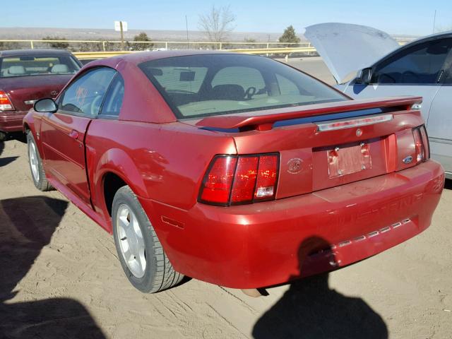 1FAFP404X2F113234 - 2002 FORD MUSTANG MAROON photo 3