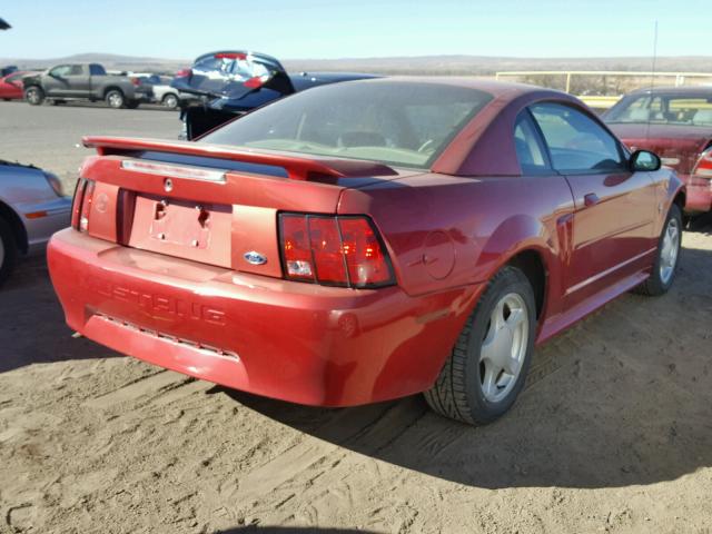 1FAFP404X2F113234 - 2002 FORD MUSTANG MAROON photo 4