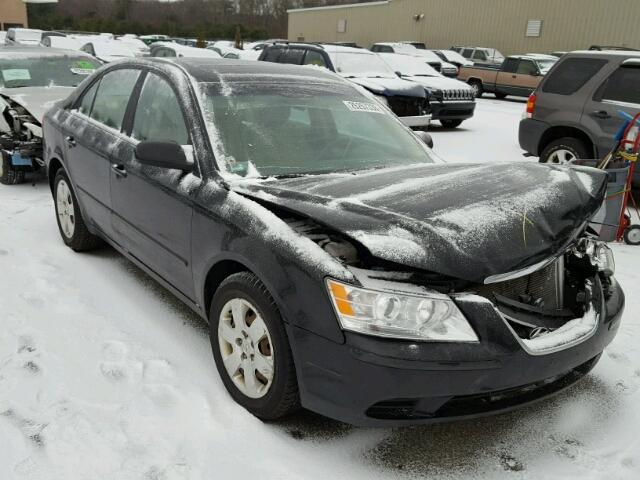 5NPET46C49H572467 - 2009 HYUNDAI SONATA GLS BLACK photo 1