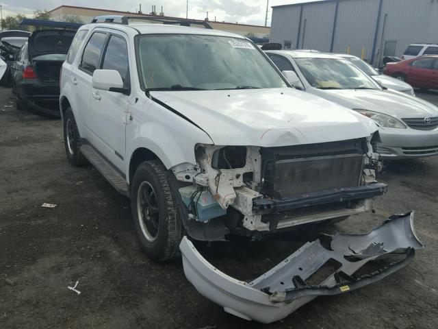 1FMCU49H88KD76524 - 2008 FORD ESCAPE HEV WHITE photo 1