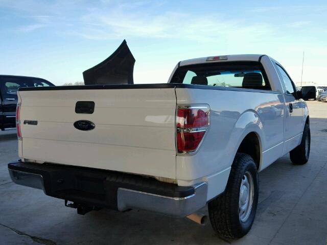 1FTNF1CF3EKE28067 - 2014 FORD F150 WHITE photo 4