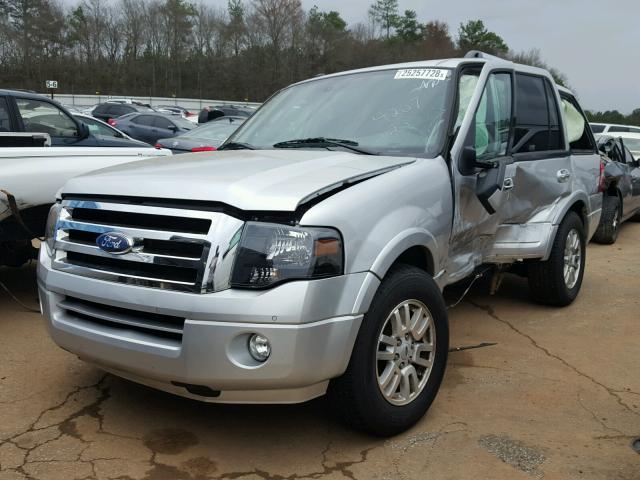 1FMJU1K55EEF64207 - 2014 FORD EXPEDITION SILVER photo 2