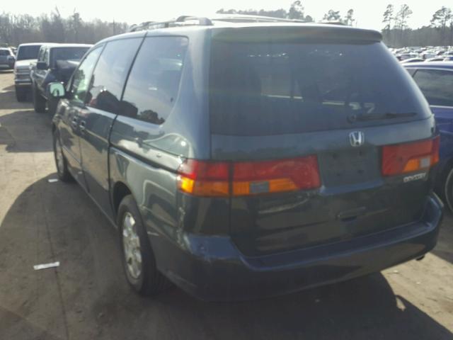 5FNRL18003B108472 - 2003 HONDA ODYSSEY EX GRAY photo 3