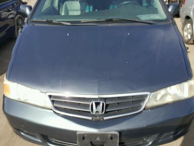 5FNRL18003B108472 - 2003 HONDA ODYSSEY EX GRAY photo 7