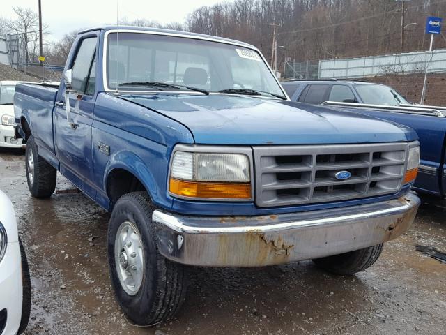 2FTHF26H4RCA44163 - 1994 FORD F250 BLUE photo 1