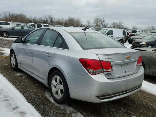 1G1PC5SB1D7261855 - 2013 CHEVROLET CRUZE LT SILVER photo 3