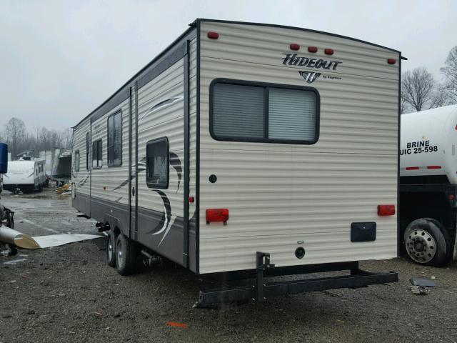 4YDT32B29H7202009 - 2017 KEYSTONE HIDEOUT TAN photo 3