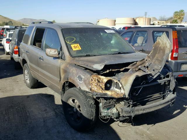 2HKYF184X3H553390 - 2003 HONDA PILOT EX GOLD photo 1