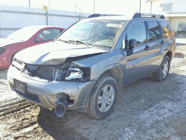 4A4MN21S47E077930 - 2007 MITSUBISHI ENDEAVOR L GRAY photo 2