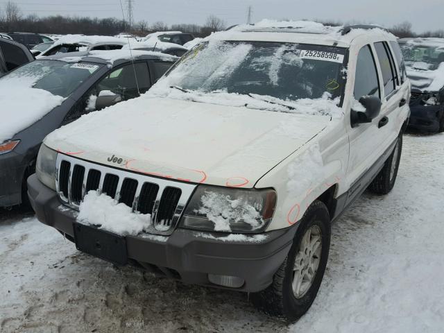 1J4GW48S53C502378 - 2003 JEEP GRAND CHER WHITE photo 2