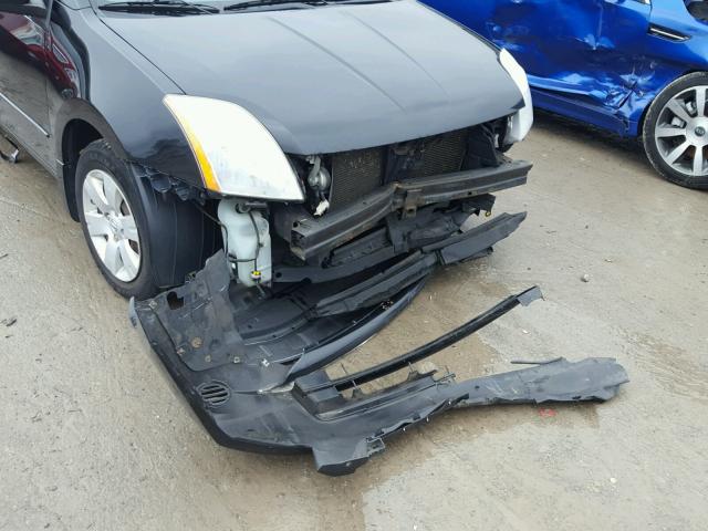 3N1AB6AP0BL724180 - 2011 NISSAN SENTRA 2.0 BLACK photo 9