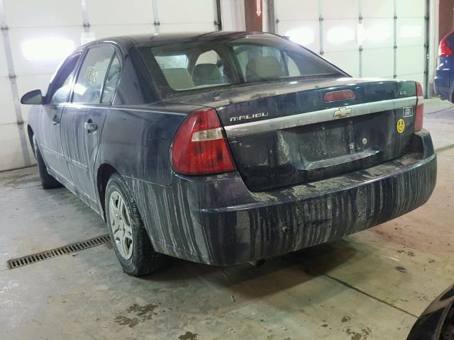 1G1ZS51F06F191189 - 2006 CHEVROLET MALIBU LS 蓝色 照片 3