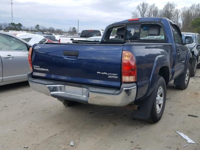 5TENX62N87Z350029 - 2007 TOYOTA TACOMA PRE BLUE photo 4