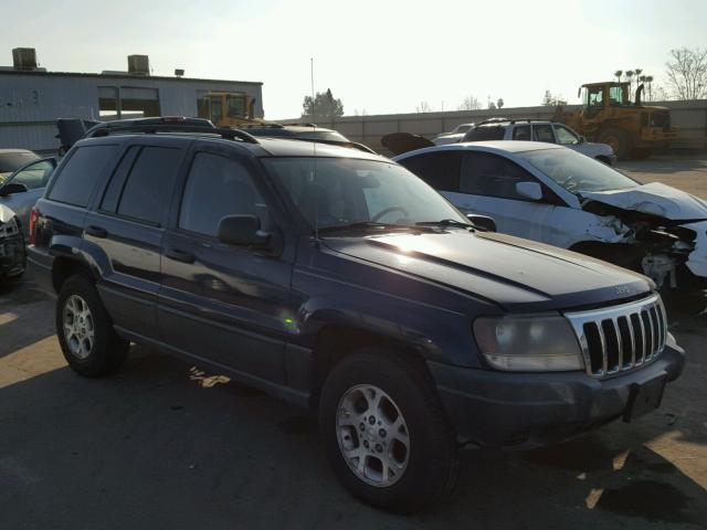 1J4GX48S73C519115 - 2003 JEEP GRAND CHER BLUE photo 1