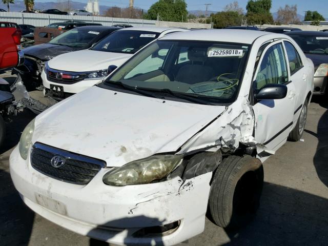 1NXBR32E47Z823912 - 2007 TOYOTA COROLLA SE WHITE photo 2