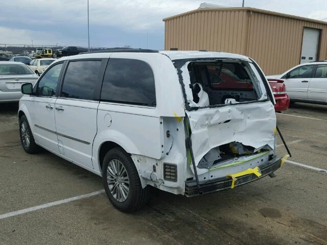 2C4RC1CG6DR815764 - 2013 CHRYSLER TOWN & COU WHITE photo 3