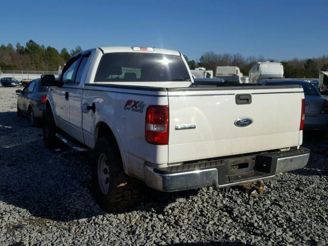 1FTPX14515FA70553 - 2005 FORD F150 WHITE photo 3