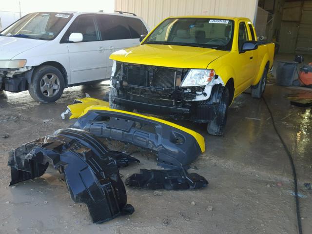 1N6BD0CT8CC483191 - 2012 NISSAN FRONTIER S YELLOW photo 2