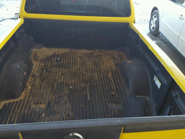 1N6BD0CT8CC483191 - 2012 NISSAN FRONTIER S YELLOW photo 9