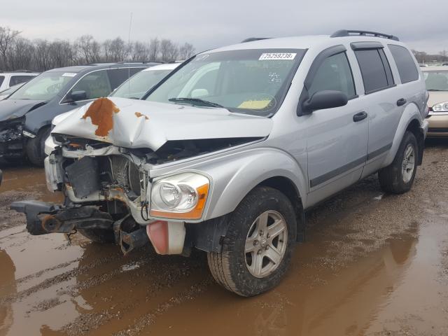 1D4HD48NX6F148535 - 2006 DODGE DURANGO SL SILVER photo 2