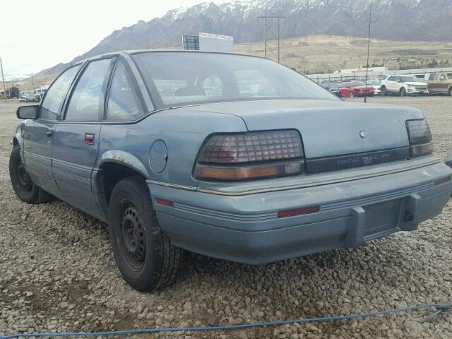 1G2WH54TXPF307188 - 1993 PONTIAC GRAND PRIX TURQUOISE photo 3