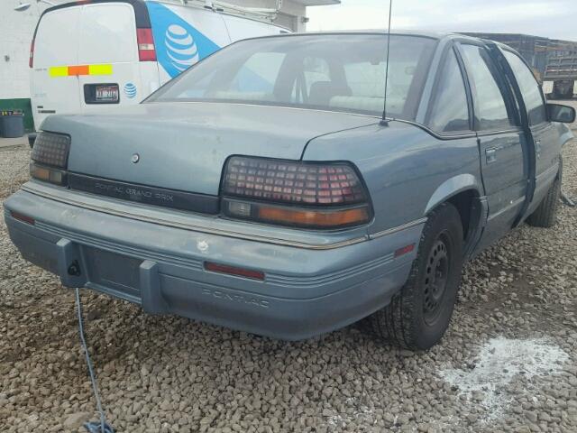 1G2WH54TXPF307188 - 1993 PONTIAC GRAND PRIX TURQUOISE photo 4
