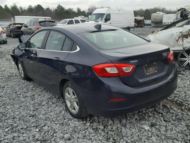 1G1BE5SM4G7277932 - 2016 CHEVROLET CRUZE LT BLUE photo 3